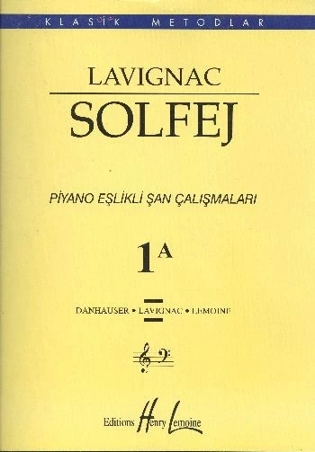Lavignac 1A - Solfej Piyano Eşlikli Şan Çalışmaları ürün görseli 1