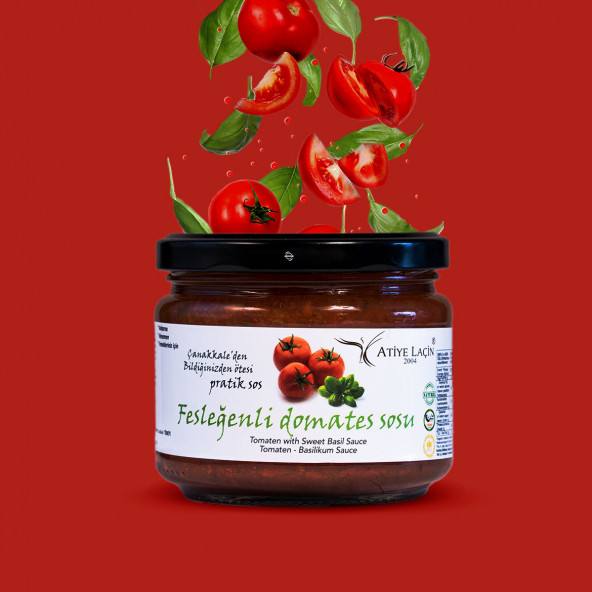 Fesleğenli Domates Sos 300 gr - Resim 2
