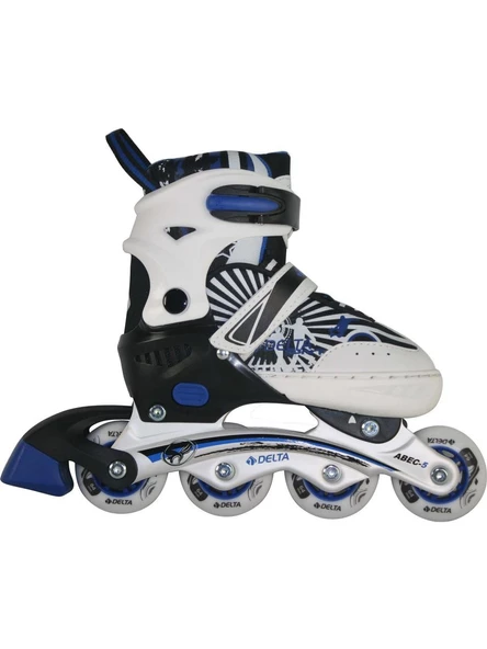 Delta Inline Skate Silikon Teker Ayarlanabilir Alüminyum Paten ürün görseli 1