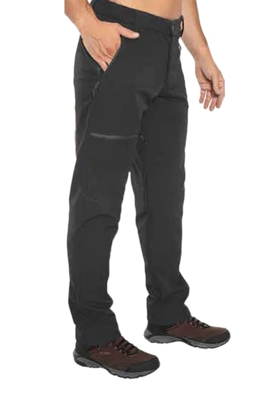 Crozwise Softshell Antrasit Kışlık Polarlı Outdoor Pantolon - 2228-06 ürün görseli 1
