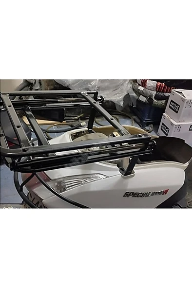 Special Alfa 110  Kızaklı Kurye Çanta Demiri Ergoline Sürgülü Pizzacı Paket Demiri Supermoto ürün görseli 1