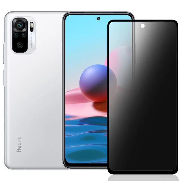 Xiaomi Redmi Note 10 / 10s Hayalet Privacy Gizli Cam Ekran Koruyucu ürün görseli 1