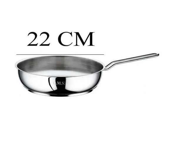 Oms Çelik Tava 22x6 CM - Resim 2