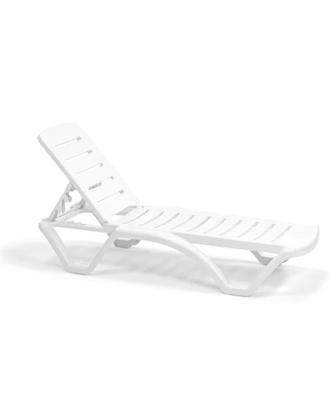 Omnipazar SY-2537 Beyaz Elite Şezlong ürün görseli 1