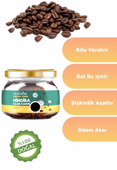 Hindiba Kahvesi - Doğal Enerji Ve Zayıflama için Sağlıklı Alternatif Detox Kahvesi-150g ürün görseli 1