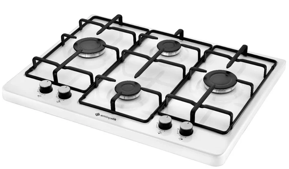 EMİNÇELİK SÜ7340WE60 SETÜSTÜ OCAK BEYAZ EMAYE 70 CM ürün görseli 1