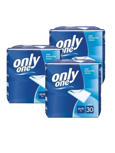 Onlyone 60x90 cm 30'lu 3 Adet Yatak Koruyucu Örtü ürün görseli 1