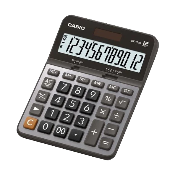Casio Hesap Makinesi Masaüstü 12 Hane DX-120B ürün görseli 1