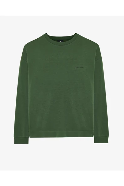 Skechers S242155-801 M Soft Touch Crew Neck Erkek Sweatshirt ürün görseli 1
