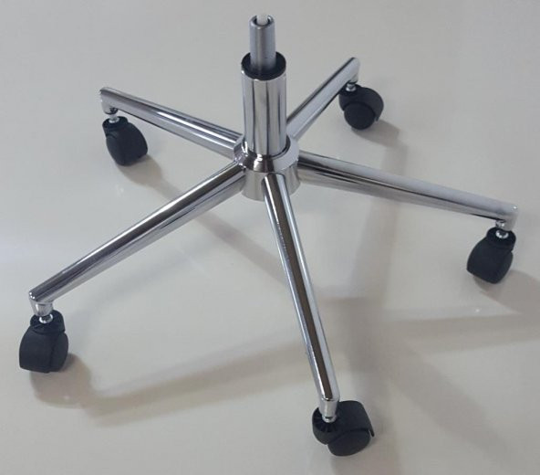 Ofis Koltuğu Ayağı+Teker+Krom Piston Ücretsiz Kargo ürün görseli 1