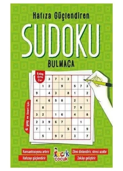 Hafıza Güçlendiren Sudoku Bulmaca Bıcırık Yayınları ürün görseli 1