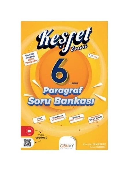 Günay Yayınları 7. Sınıf Paragraf Keşfet Soru Bankası ürün görseli 1
