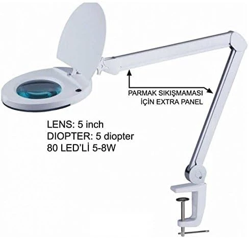 Swat HZB129 Masa Üstü 80 LED 5X Büyüteç Akrobat Lamba ürün görseli 1
