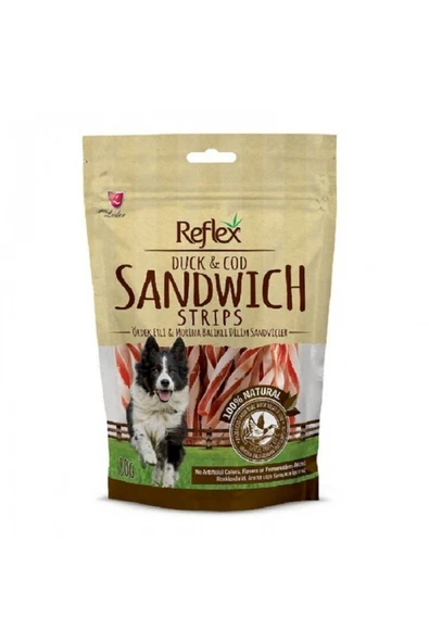 Reflex Köpek Ödülü Tavuk Eti Dilimleri ve Morina Balığı 80 Gr ürün görseli 1