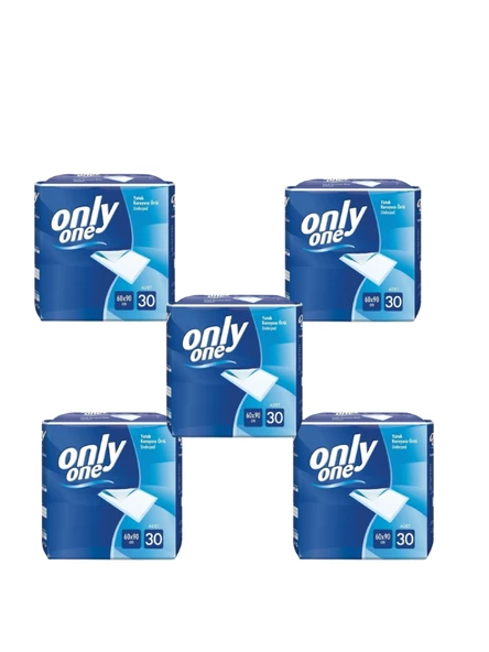 ONLYONE 60x90 cm 30'LU YATAK KORUYUCU ÖRTÜ 5 PAKET ürün görseli 1