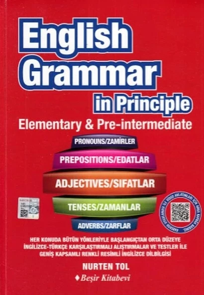 English Grammar İn Principle İngilizce Dilbilgisi - Elementary & Pre Intermediate ürün görseli 1
