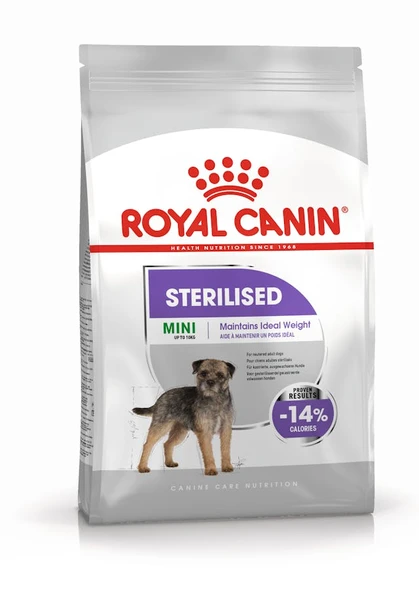 Royal Canin Mini Sterilised Kısırlaştırılmış Köpekler için Yetişkin Köpek Maması 3kg ürün görseli 1