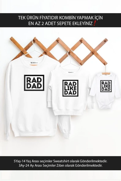Rad Dad Baba Oğul Kız (TEK ÜRÜN FİYATIDIR KOMBİN YAPMAK İÇİN EN AZ 2 ADET SEPETE EKLEYİNİZ) ürün görseli 1
