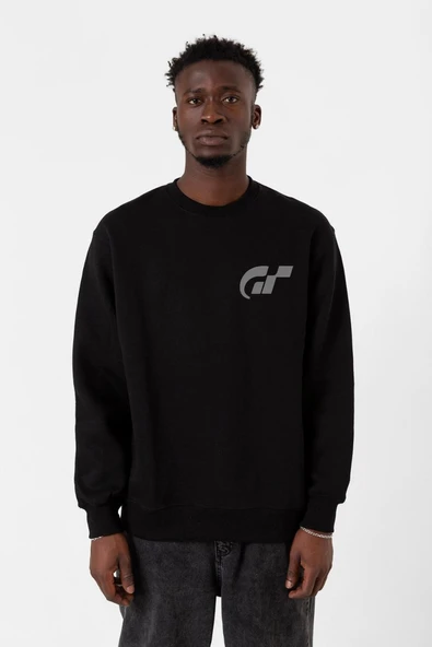 Gran Turismo Pocket Logo Siyah Erkek 2ip Sweatshirt ürün görseli 1