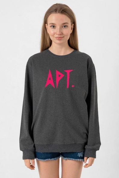 Blackpink Apt Füme Kadın 2ip Sweatshirt ürün görseli 1