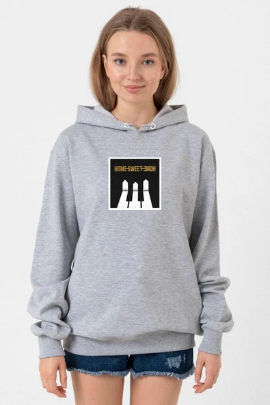 G-Dragon Home Sweet Home Grimelanj Kadın 3ip Kapşonlu Sweatshirt ürün görseli 1