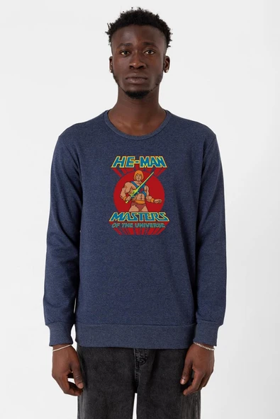 He Man Masters Of The Universe indigo Erkek 2ip Sweatshirt ürün görseli 1