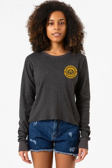 He Man Grayskull Brewing Co Logo Füme Ekstra Uzunkol Sweatshirt ürün görseli 1