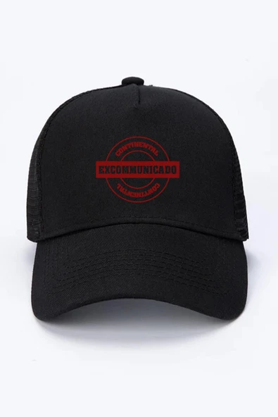 John Wick Continental Excommunicado Siyah Fileli Şapka ürün görseli 1