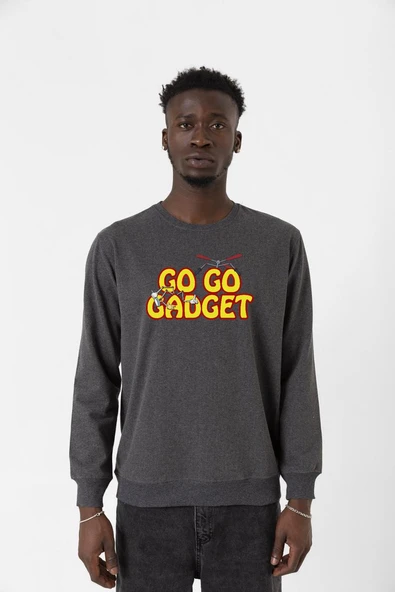 Inspector Gadget Go Go Gadget Füme Erkek 2ip Sweatshirt ürün görseli 1