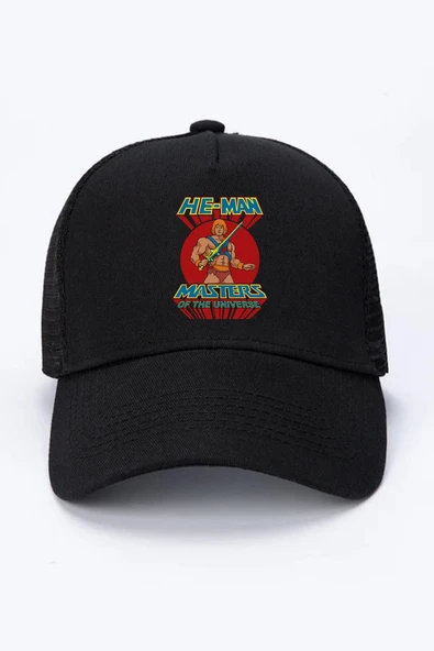 He Man Masters Of The Universe Siyah Fileli Şapka ürün görseli 1