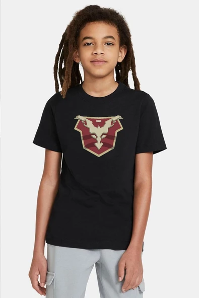 Jupiters Legacy Utopian Chest Siyah Çocuk Tshirt ürün görseli 1