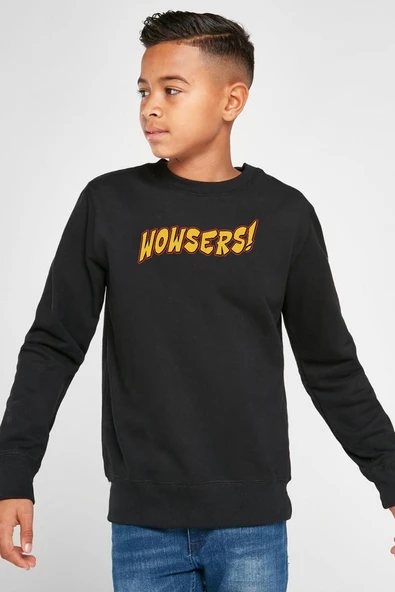 Inspector Gadget Wowsers Siyah Çocuk 2ip Sweatshirt ürün görseli 1