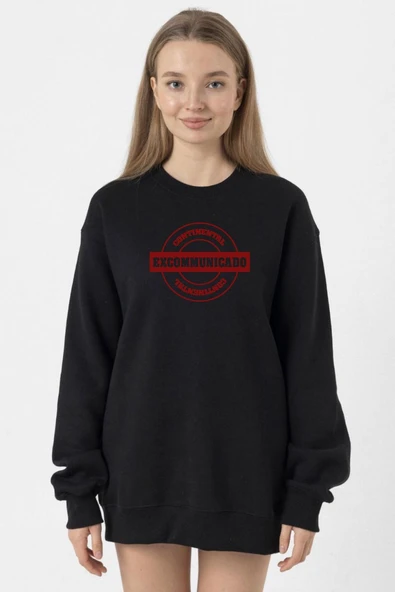 John Wick Continental Excommunicado Siyah Kadın 2ip Sweatshirt ürün görseli 1