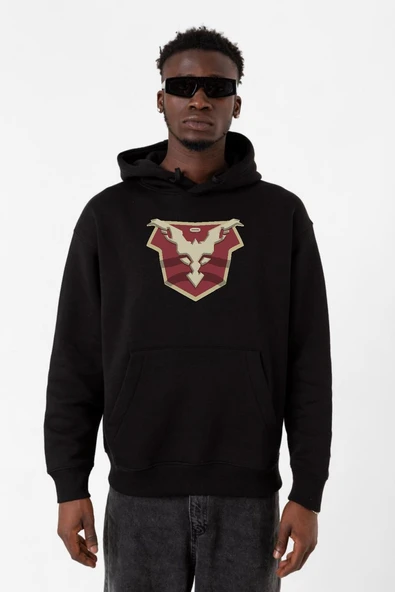 Jupiters Legacy Utopian Chest Siyah Erkek 3ip Kapşonlu Sweatshirt ürün görseli 1