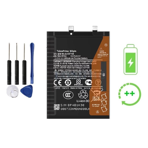Xiaomi Mi 12 Lite İle Uyumlu  Güclendirilmis İthal Pil Batarya BP4B ürün görseli 1