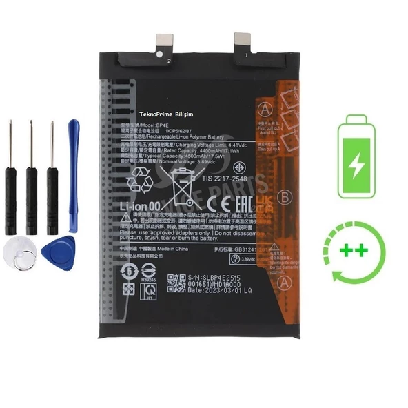 Xiaomi Mi 13 Lite İle Uyumlu  Güclendirilmis İthal Pil Batarya BP4E ürün görseli 1