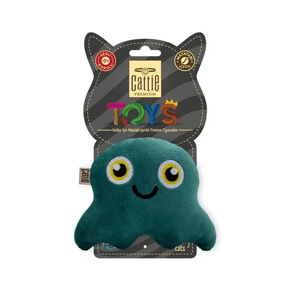 Cattie Matatabili Kedi Peluş Oyuncağı Ahtapot 11 Cm ürün görseli 1