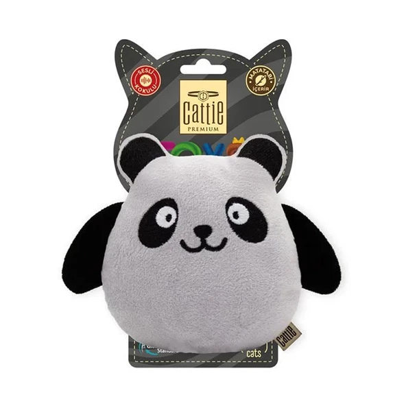 Cattie Matatabili Kedi Peluş Oyuncağı Panda 15 Cm ürün görseli 1