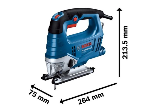 Bosch GST 750 Professional Dekupaj Testere 520w - Resim 2