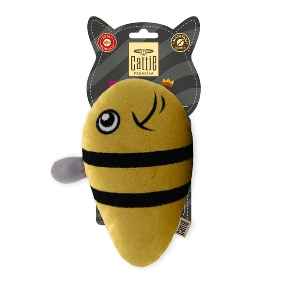 Cattie Matatabili Kedi Peluş Oyuncağı Arı 15 Cm ürün görseli 1