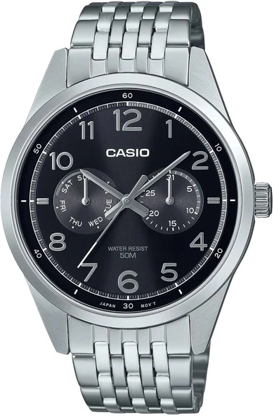 CASIO MTP-E340D-1AVDF ÇELİK ERKEK KOL SAATİ ürün görseli 1