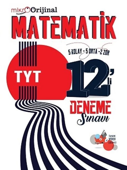 Orijinal Mikro TYT Matematik 12 li Deneme Sınavı ürün görseli 1