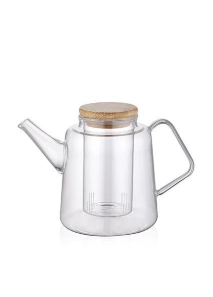 The Mia Bambu Kapaklı Süzgeçli Demlik 800 ml SSE0021 ürün görseli 1