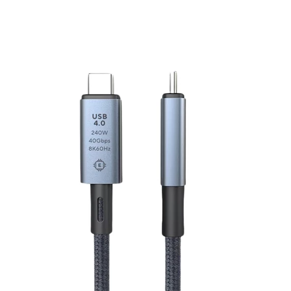 PMR USB4 Pro – 40Gbps 240W 1.5 Metre Hızlı Şarj ve Data Kablosu Zr851 ürün görseli 1