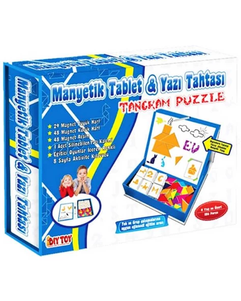 Manyetik Tablet Tangram Yazı Tahtası Diytoy ürün görseli 1