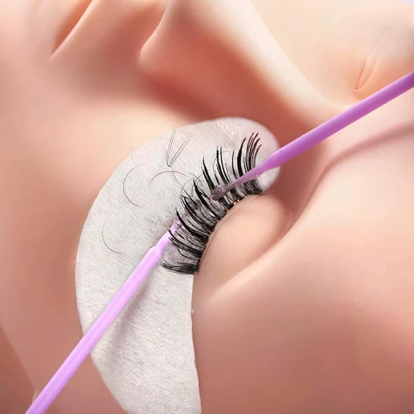 Micro Brush İpek Kirpik ve Blading Fırçası 100lü - Resim 2