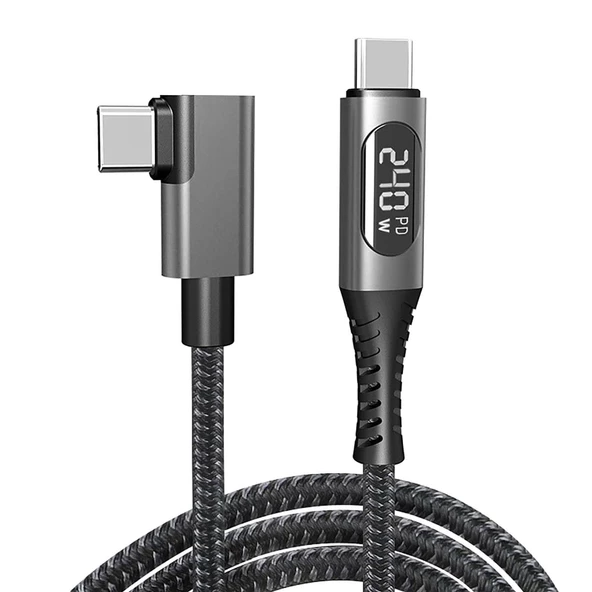 PMR UltraLink USB4 – 40Gbps 240W Hızlı Şarj ve Data Kablosu 1 Metre Zr849 ürün görseli 1