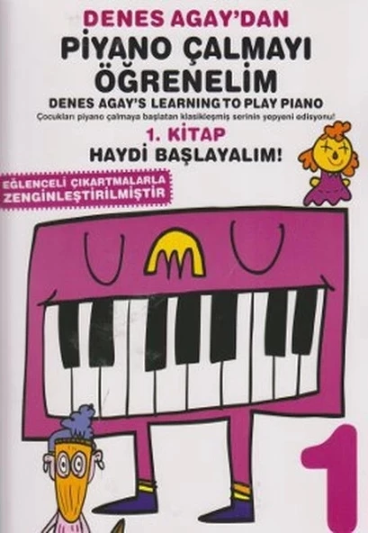 Denes Agay'dan Piyano Çalmayı Öğrenelim 1. Kitap ürün görseli 1