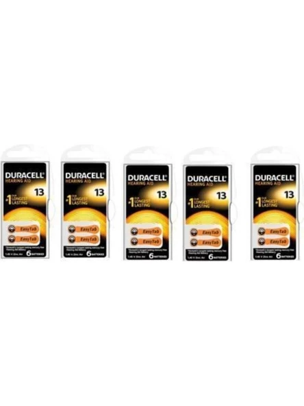 Duracell 13 Numara 5 li Paket Işitme Cihazı Pili ürün görseli 1