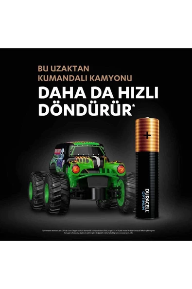 Duracell 4lü Optimum Aaa Kalem Pil - Resim 3